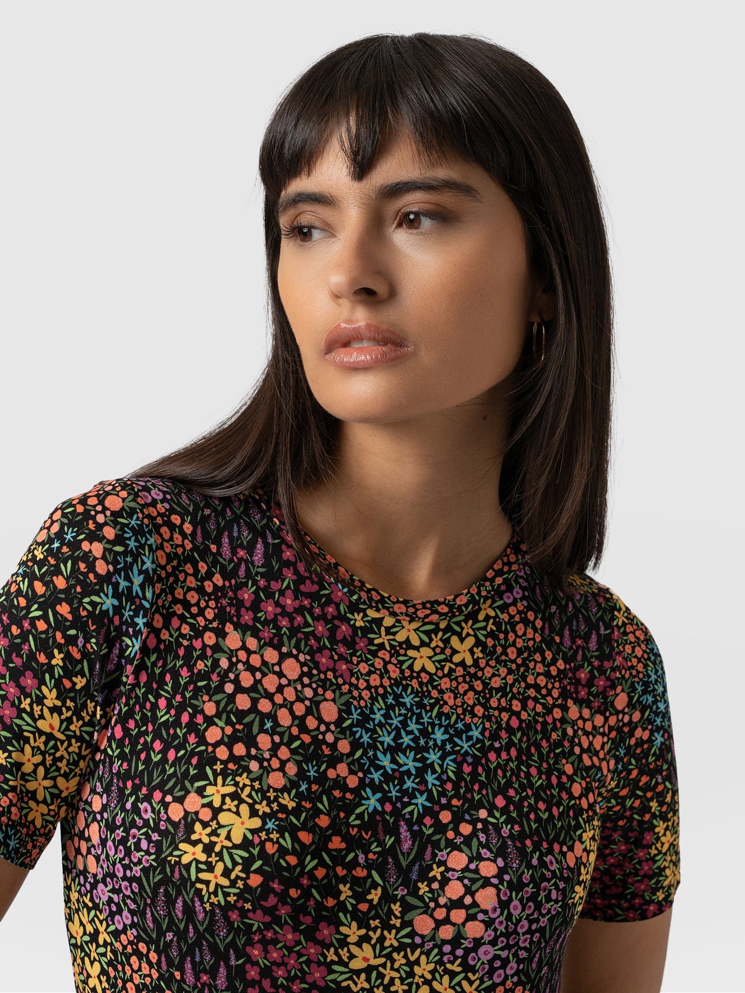 Greenwich Dress Short Sleeve - Ditsy Floral